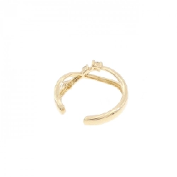 K18YG Bông tai kim cương một bên - Hàng hiệu Authentic 873329