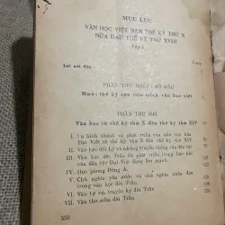 VĂN HỌC VIỆT NAM THẾ KỶ THỨ X -NỬA ĐẦU THẾ, KỶ THỨ XVIII TẬP 1 & 2 570336