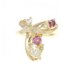 Nhẫn kim cương K18YG 0.350CT 667731