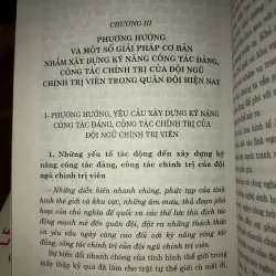 Xây dựng kỹ năng công tác đảng, công tác chính trị của đội ngũ chính trị viên  758851
