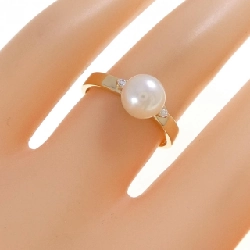 Nhẫn ngọc trai Akoya K18YG 6.7mm - Hàng hiệu Chính hãng 849395