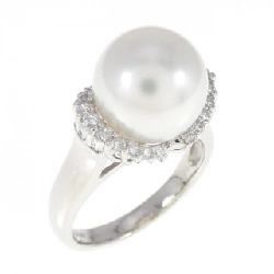 Nhẫn ngọc trai trắng PT 10.3mm - Hàng hiệu Authentic