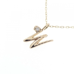 K10YG Chữ cái W Dây chuyền kim cương - Hàng hiệu Chính hãng 857922