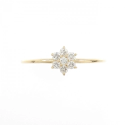 Nhẫn kim cương hoa K18YG 0.10CT - Hàng hiệu Chính hãng 852636