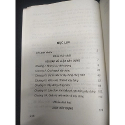 Hỏi đáp về luật xây dựng Nguyễn Thanh Vân 2004 mới 80% bẩn ố nhẹ cong sách HCM0106 chính trị 914706