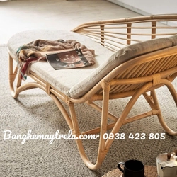 Ghế mây dài nằm thư giãn lưng cong 527877