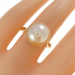 Nhẫn ngọc trai trắng K18YG 11.9mm - Hàng hiệu Authentic 852661