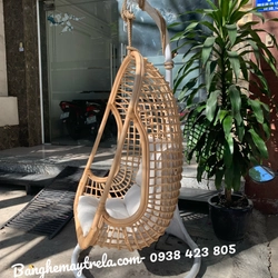Ghế xích đu mây đan caro 463109