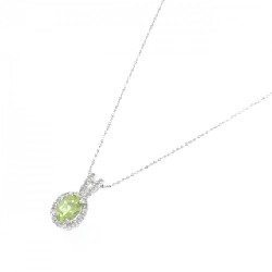 K18WG Peridot Necklace - Hàng hiệu Authentic 865444
