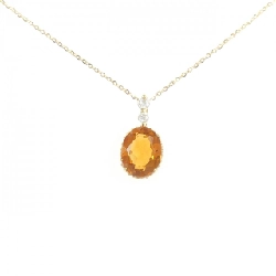 K18YG Mặt dây chuyền Citrine 2.53CT - Hàng hiệu Chính hãng