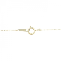 K18YG Dây chuyền kim cương ba viên 0.10CT - Hàng hiệu Chính hãng 857323