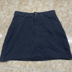 Chân váy jeans đen ulzzang size m 83971