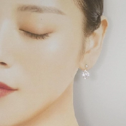 K18YG Bông tai Cubic - Hàng hiệu Chính hãng 869843