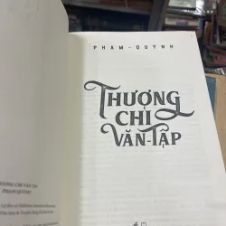 THƯỢNG CHI VĂN TẬP - PHẠM QUỲNH 936816
