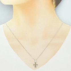 K18WG Dây chuyền kim cương - Hàng hiệu Authentic 860216