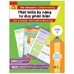 Phát triển kỹ năng tư duy phản biện - Lớp 3 - Evan-Moor 2020 New 100% HCM.PO