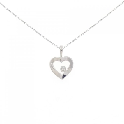 K10WG Dây chuyền kim cương hình trái tim 0.07CT - Hàng hiệu Chính hãng