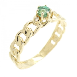 Nhẫn Emerald K18YG