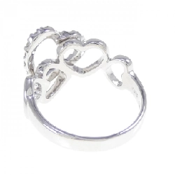 Nhẫn kim cương hình trái tim K18WG 0.30CT 667974