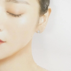 K18WG Bông tai hoa kim cương 0.34CT - Hàng hiệu Chính hãng 863867