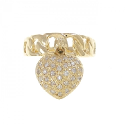 Nhẫn kim cương hình trái tim K18YG 0.22CT - Hàng hiệu Chính hãng 853902