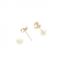 K18YG Bông tai hình trái tim - Hàng hiệu Chính hãng 870222