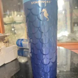 Bán ly Starbucks inox vảy cá xanh (Mermaid Scale) 🧜‍♀️💙 757951