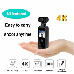 Camera hành động Mini 4K HD Trang chủ DV Vide từ tính Ghi âm Cảm biến chuyển động   356827