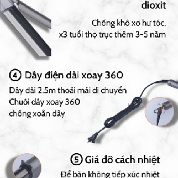 Máy uốn tóc xoăn Hàn Quốc Koremi tự xoay trục 360 độ 25mm   20431