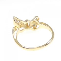 Nhẫn kim cương K18YG/PT900 0.04CT - Hàng hiệu Authentic 855399