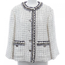 Jacket không cổ CHANEL LOOK4 P79364V71556 25S - Hàng hiệu Authentic