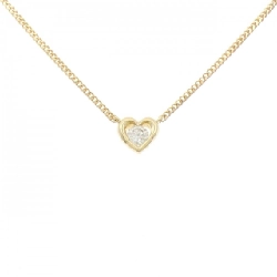 K18YG Dây chuyền kim cương hình trái tim 0.27CT - Hàng hiệu Chính hãng