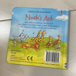 NGOẠI VĂN tiếng anh trẻ em : Usborne Little Board Books NOAH’s Ark  1027819