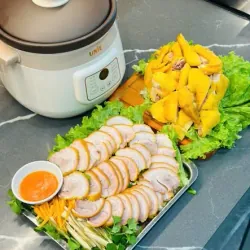 Nồi kho hầm đa năng UNIE USC308 dung tích 3L, lòng nồi gốm tử sa, 8 chức năng kho hầm 798259