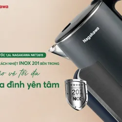 ẤM SIÊU TỐC 1.6L Nagakawa NKT2615 - Mới 100% 1011058