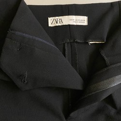 Quần Tây Zara thời trang size s màu đen co giãn siêu hack dáng  77384