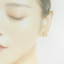 K18YG Bông tai kim cương 0.19CT - Hàng hiệu Chính hãng 871846