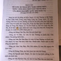 Kỷ yếu quan hệ đối ngoại quốc hội Việt Nam-Trung Quốc 1994-2006 711667