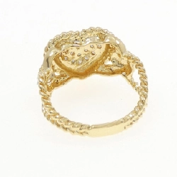 Nhẫn kim cương hình trái tim Pavé K18YG/K18WG 0.35CT - Hàng hiệu Chính hãng 856017