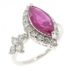 Nhẫn Ruby K18WG 1.10CT