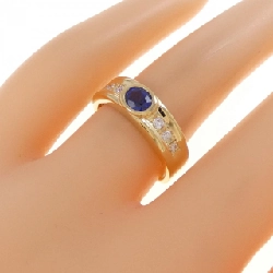 Nhẫn Sapphire K18YG 0.56CT - Hàng hiệu Chính hãng 854724