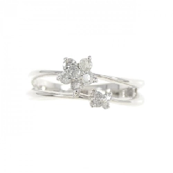 Nhẫn kim cương hoa K14WG 0.15CT 671068