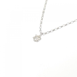 K18WG Solitaire Dây chuyền kim cương 0.08CT - Hàng hiệu Chính hãng 862273