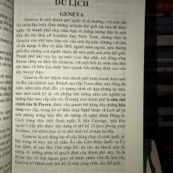 Một vòng quanh các nước - Thuỵ Sĩ 763643
