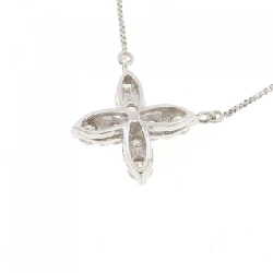 K18WG Hoa Kim Cương Dây Chuyền 0.30CT - Hàng hiệu Chính hãng 863014