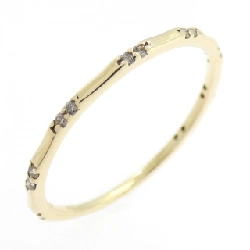 Nhẫn kim cương K18YG 0.08CT