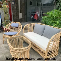 Bàn ghế mây tự nhiên 719069