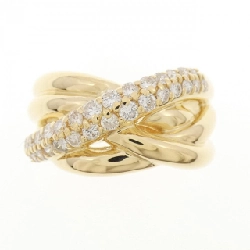 Nhẫn kim cương K18YG 0.61CT 668029