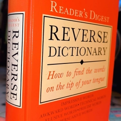 Reader's Digest Reverse Dictionary