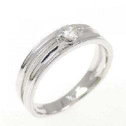 Nhẫn kim cương K18WG 0.11CT - Hàng hiệu Authentic